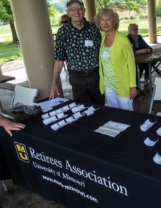 Rex and Pat Waid at registration